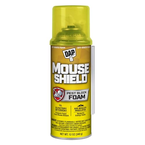 DAP 7565012506 Mouse Shield Foam Sealant and Blocker, Off White, 12 Oz () product image