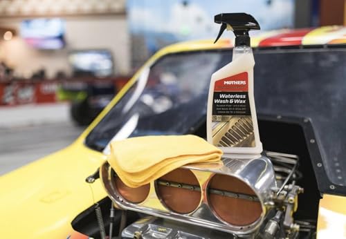 Mothers Mothers California Gold Waterless Wash & Wax, 24 oz. — Quick & Easy Car Care Without Water, Spray On - Outdoor Depot