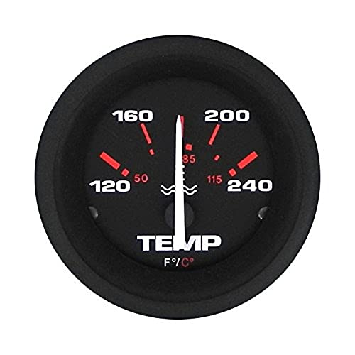 SIERRAMARINE 57904P SeaStar- SierraWater Temp Gauge (120-240 Fahrenheit) product image