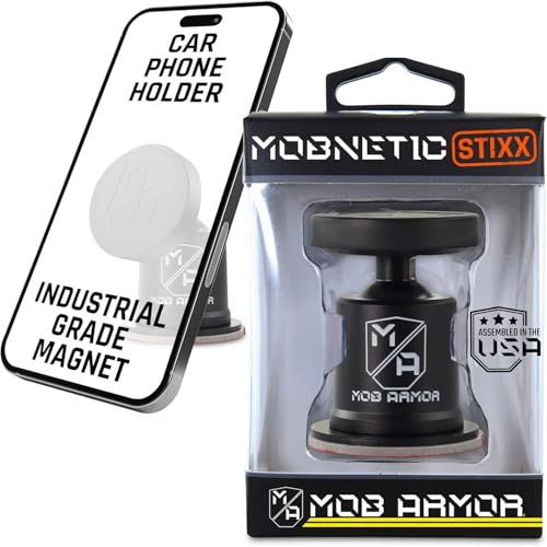 MOB ARMOR 7.51534E+11 MobNetic Stixx - Phone Holder for Your Car, Magnetic Phone Mount fo... product image