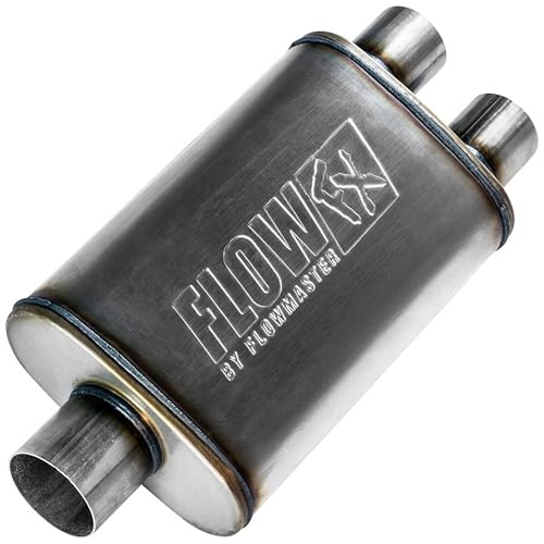 FLOWMASTER 72198 Flow FX Chambered Muffler – 3.00” Center In / 2.50” Dual Out –Moder... product image