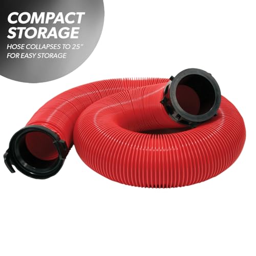 VALTERRA LLC D040113 Valterra D04-0113 EZ Coupler 10' RV Extension Hose, Red - view 10