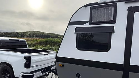 GT Styling RainBlade RV Window Deflector and Sun Visor (Fits 36-42 inch Wide Window) Smoke - Outdoor Depot