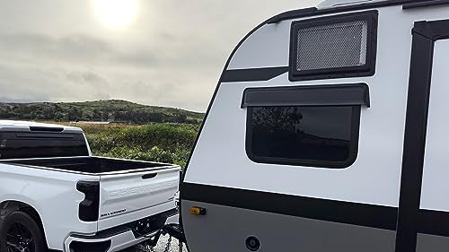 GT Styling RainBlade RV Window Deflector and Sun Visor (Fits 30 inch Wide Window) Smoke - Outdoor Depot