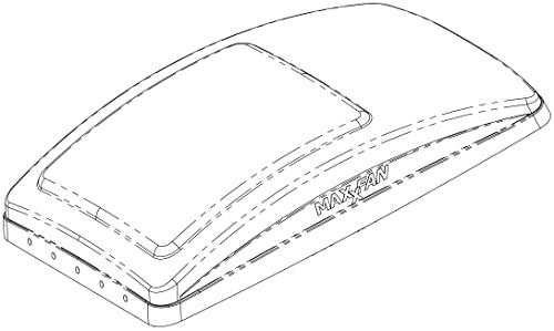 MAXXAIR VENT 05-30520 0530520 Maxx Fan Lid Smoke product image