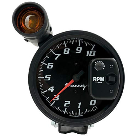 EQUUS E6080 5 Tachometer 10K RPM Black Dial & Shift Light product image