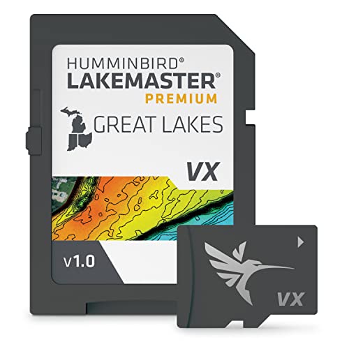 HUMMINBIRD 602002-1 LakeMaster Premium Great Lakes V1 Map SD Card for Fish Finders product image
