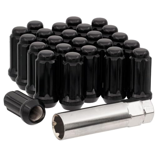 WC WHEEL ACC W5614STB 14x1.5 Bulge Acorn Spline Lug Nuts 1.9 Length - 6 Lug Kit with Key,... product image