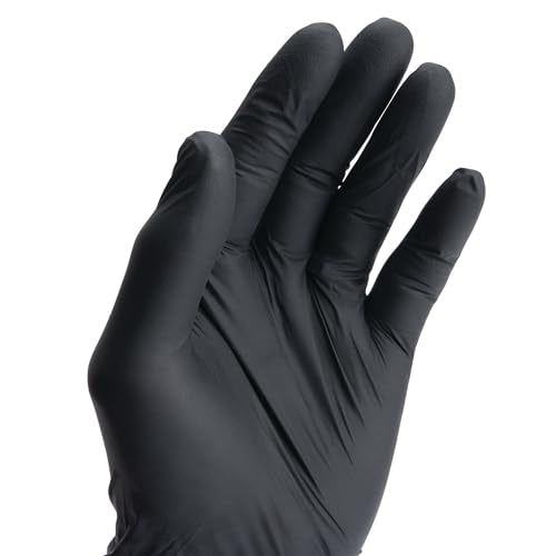 Performance Tool Performance Tool W89013 Black Nitrile Gloves | Disposable, Powder Free, latex rubber free, - Outdoor Depot