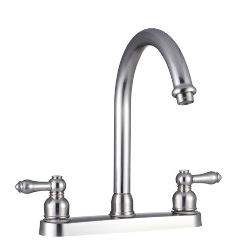 DURA FAUCET DF-PK340L-SN RV Non-Metallic Kitchen Faucet (Satin Nickel) product image