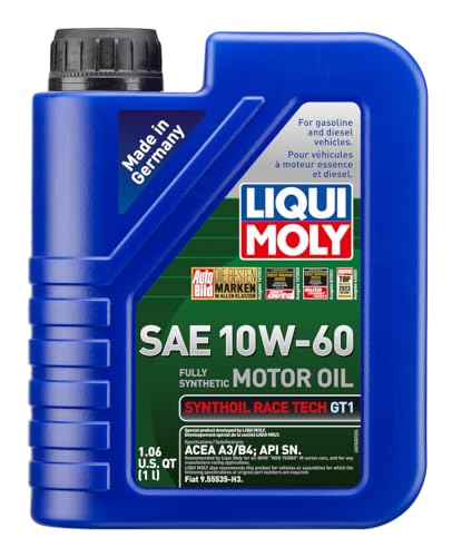 LIQUI MOLY 2068 Synthoil Race Tech GT1 SAE 10W-60 | 1 L | Fully synthetic engine oi... product image