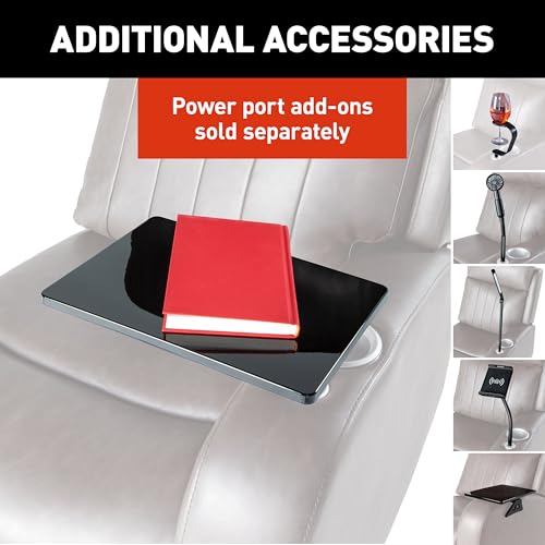 THOMAS PAYNE THOMAS PAYNE Signature Seismic Series McCoy RV Theater Seating Left Arm Recliner with Power - Outdoor Depot