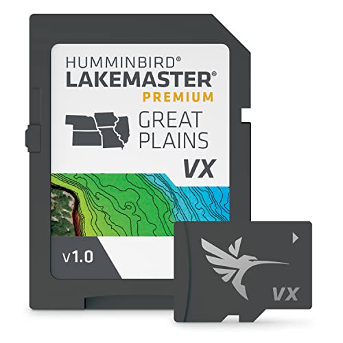HUMMINBIRD 602003-1 LakeMaster Premium Great Plains V1 Map SD Card for Fish Finders product image
