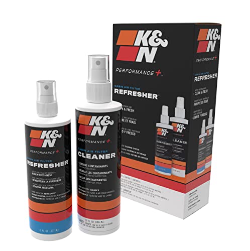 K&N FILTER 99-6000 K&N Cabin Filter Cleaning Kit: Spray Bottle Filter Cleaner and Refr... product image