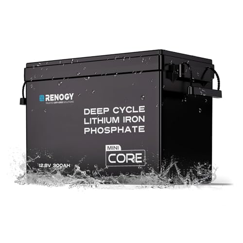 RENOGY RBG12300LFP-M-US-S 300Ah LiFePO4 Lithium Battery, 12V Mini Size Deep Cycle Battery product image