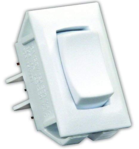 JR PRODUCTS 13435 On/Off/On Switch - White product image