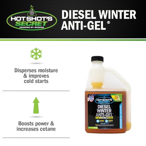 Hot Shot's Secret Hot Shot’s Secret Diesel Winter Anti-Gel Fuel Treatment 16 oz Squeeze – Treats 125 Gallons - Outdoor Depot