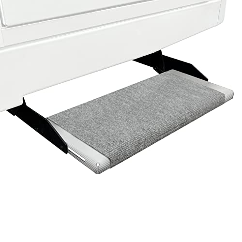 PRESTO FIT 2-0353 Prest-O-Fit  Outrigger RV Step Rug Castle Gray 23 In. Wide product image