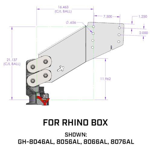GEN-Y Hitch GEN-Y Hitch Rhino Fifth Wheel Pin Box with Gooseneck SnapLatch Coupler | 3,500-6,500 LBS Pin - Outdoor Depot