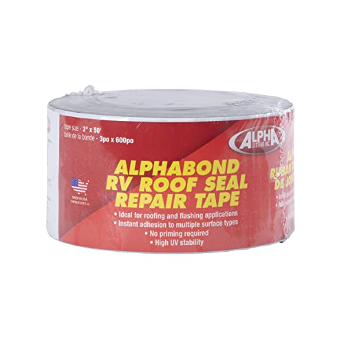 LIPPERT COMP 862408 ALPHABOND TPO TAPE 3'X50' WHITE Automotive - front view