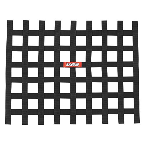 RACEQUIP 721005RQP ®  Window Net 1 in Webbing - 18 x 24 in Rectangle - Black product image
