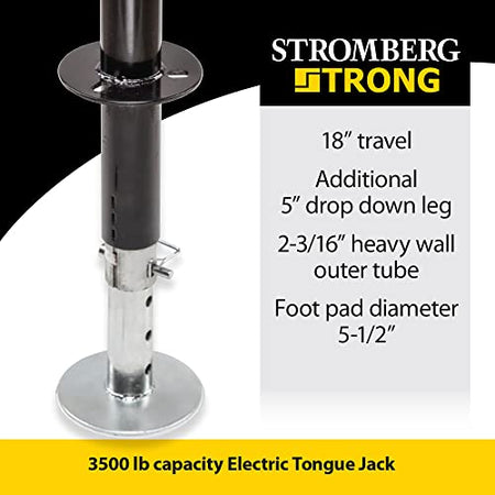 STROMBER JET-3755 g Carlson  Electric Tongue Jack - Heavy Duty Jack with Motor Protec... - view 5