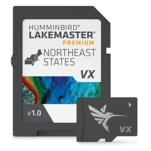 HUMMINBIRD 602007-1 LakeMaster Premium Northeast V1 Map SD Card for Fish Finders product image