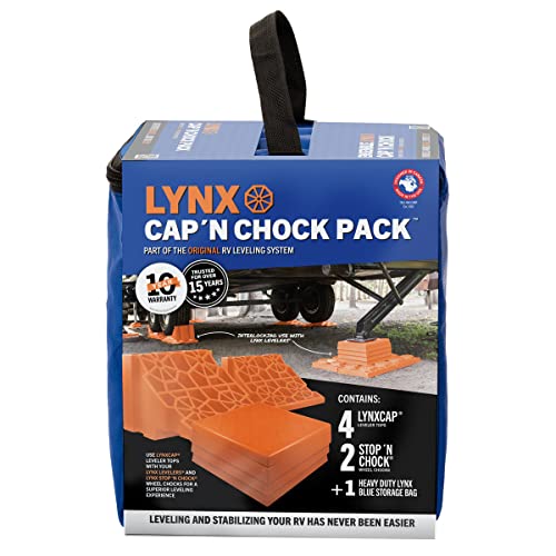 TRI-LYNX 00071 Lynx Cap N Chock 6 Pack With Carry Bag product image
