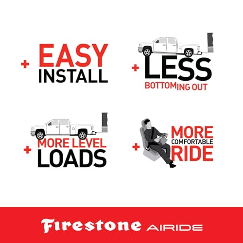 Airide Firestone Airide 2709 Red Label Rear Air Springs Kit fits 2011-2025 Silverado Sierra 2500HD 3500HD | - Outdoor Depot