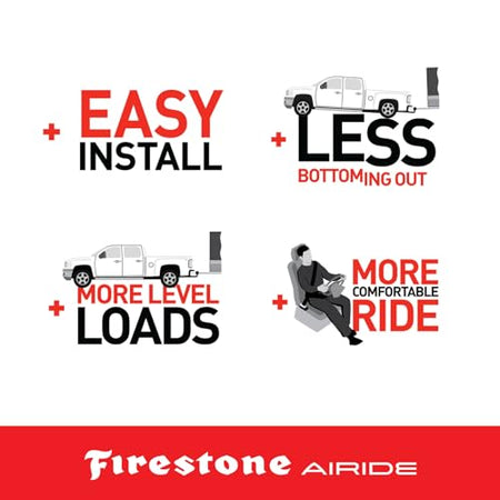Airide Firestone Airide 2625 Rear Air Spring Kit fits 2017-2026 F250 F350 4WD | Load Capacity of 5,000 - Outdoor Depot