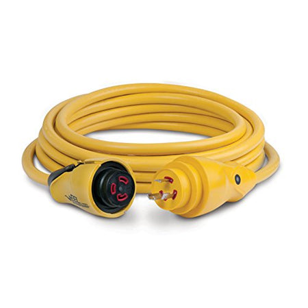 MARINCO CS30-25 EEL Cordset, 30A 125V, 25', Yellow product image