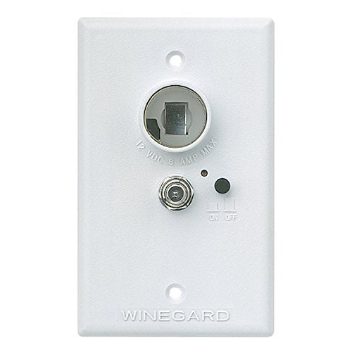 WINEGARD RV7042 RV-7042 White Wall Plate Power Supply product image