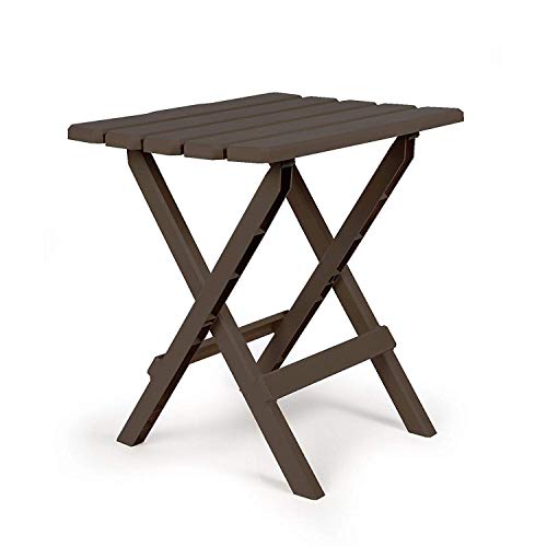 CAMCO 51886 Mocha Large Adirondack Portable Outdoor Folding Side Table, Perfect... product image