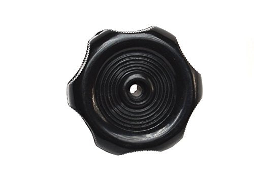 RV DESIGNER H711 Plastic Window Knob, 2-1/4 inch Diameter, 1/2 inch Shaft, Black, In... product image