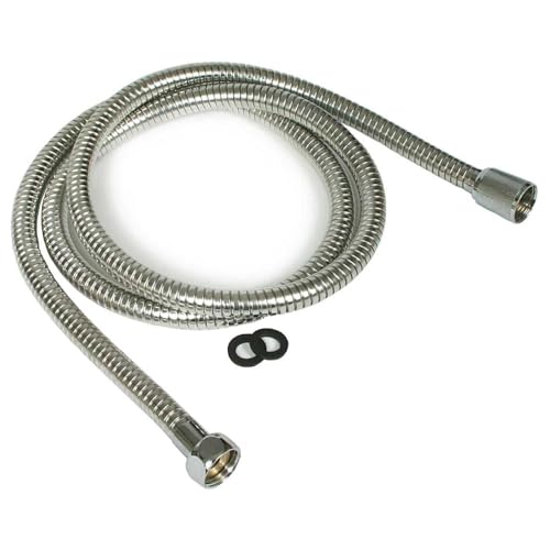 CAMCO 43716 RV/Marine 60 Flexible Replacement Shower Head Hose (Chrome) product image