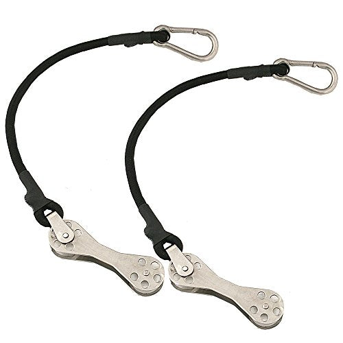 TACO METALS COK-0022-2 TACO Marine  Shock Cord with Double Pulley - 12, Pair , Black , Sta... product image