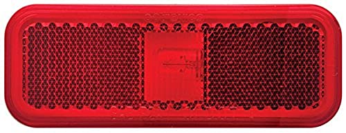 OPTRONICS MC44RBP MC-44RBP Red Rectangular Reflector Marker/Clearance Light product image