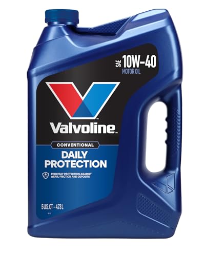 VALVOLINE 881157 Daily Protection 10W-40 Conventional Motor Oil 5 QT (Packaging May ... product image