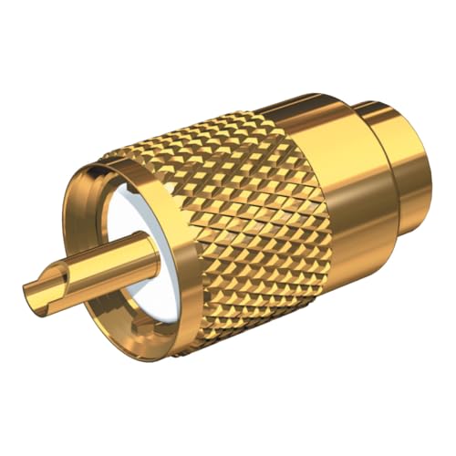 SHAKESPEARE PL-259-8X-G PL2598XG GOLD PLATED PL-259 CONNECT W/UG176 product image