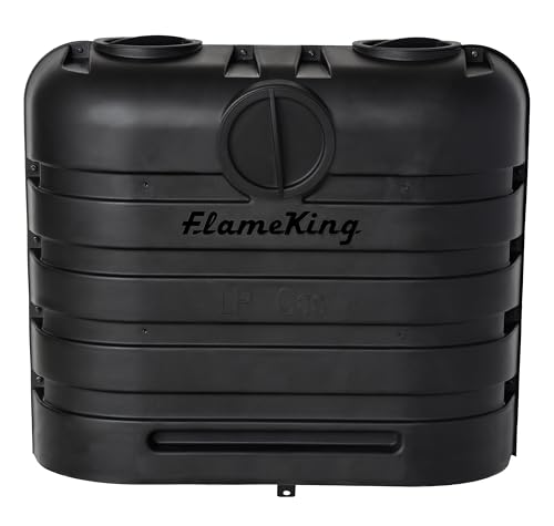 FLAME KING YSN-PCC-RV30 Dual 30LB LP Propane Tank Light Plastic Heavy Duty Cover for RV, Tr... product image