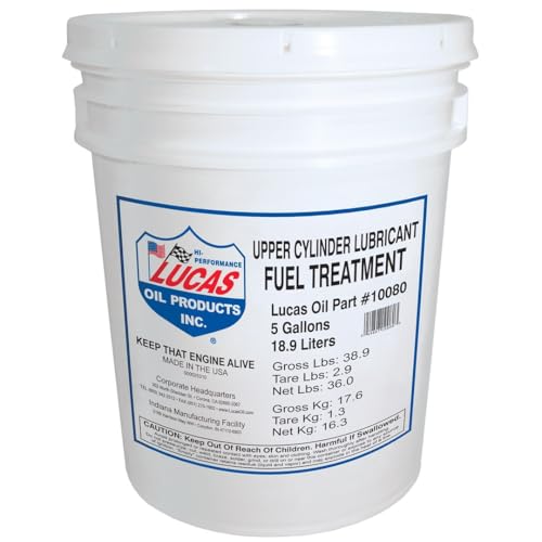 LUCAS OIL LUCA10080 10080 Upper Cylinder Lube/Fuel Treatment, 5 Gallon Pail product image