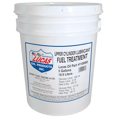 LUCAS OIL LUCA10080 10080 Upper Cylinder Lube/Fuel Treatment, 5 Gallon Pail product image
