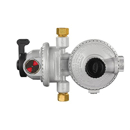 JR PRODUCTS 07-31525 Compact Low Pressure Two-Stage Automatic Changeover Regulator, White product image