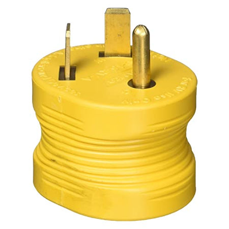 CAMCO 55232 30 Amp Male/15 Amp Female Adapter with Indicator Light product image