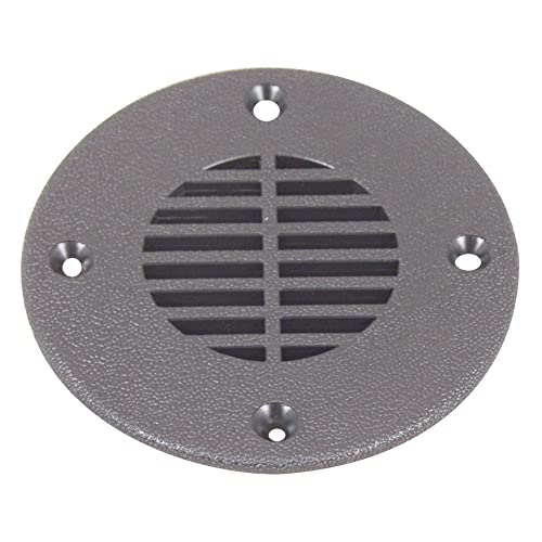 T-H MARINE FD-4-DP Floor Drain and Vent Cover - Black, 4 product image