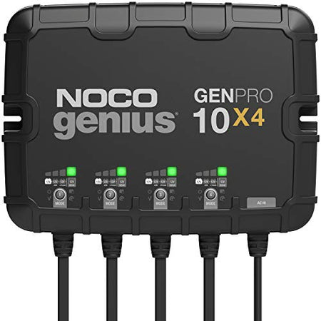 NOCO GENPRO10X4 Genius : 4-Bank, 40A Onboard Battery Charger - 10A Per Bank, 12V Wa... product image
