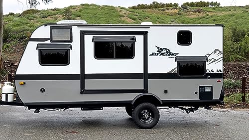 GT Styling RainBlade RV Window Deflector and Sun Visor (Fits 36-42 inch Wide Window) Smoke - Outdoor Depot