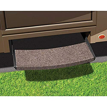 PRESTO FIT 2-0393 Prest-O-Fit  Outrigger Universal RV Step Rug 22 in. Wide - Castle Gray product image