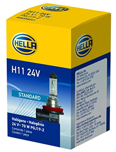 HELLA H11 24V Standard Halogen Bulb, 70W product image