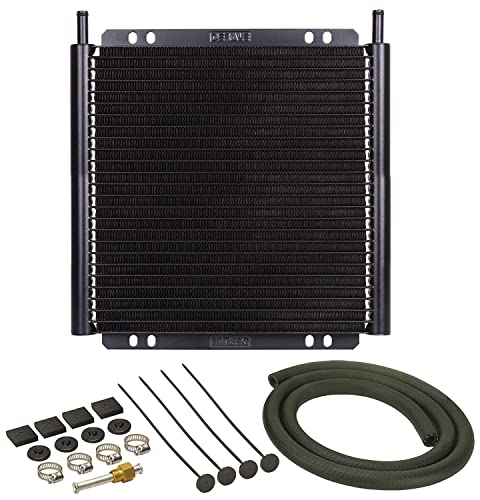 DERALE 13504 Series 8000 Plate and Fin Transmission Oil Cooler , Black product image